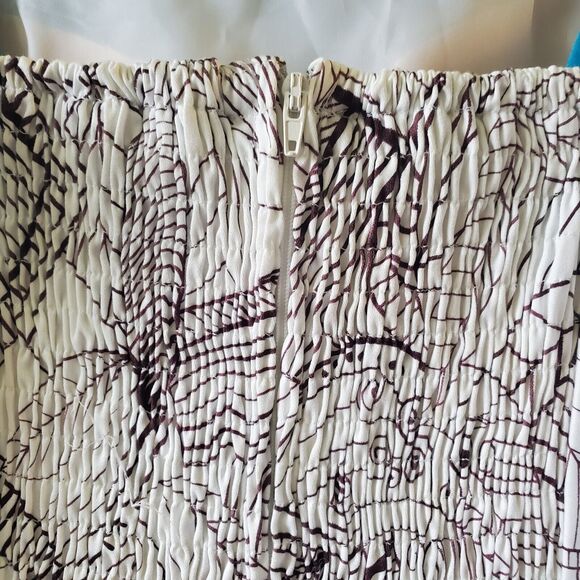 Madison Leigh Sundress Size 10 Colorful Cotton Spandex Straps Back Zip Beach - Picture 7 of 13